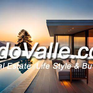 Casa con alberca en terraza con vista al lago de Valle de Bravo